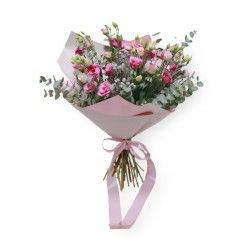 Buchet lisianthus roz